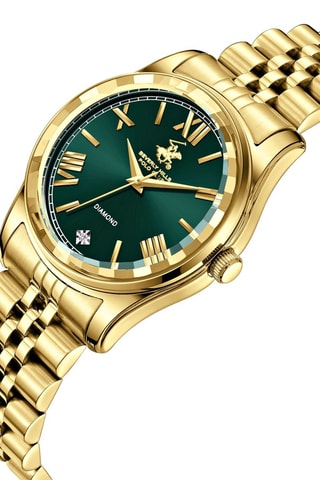 Montre à quartz en métal - Doré