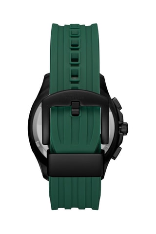 Montre en silicone - Chronographe - Vert et noir