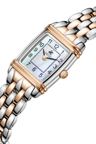 Montre à quartz en métal - Argenté