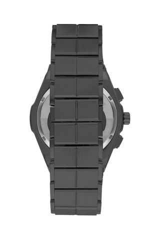 Montre à quartz en métal et céramique