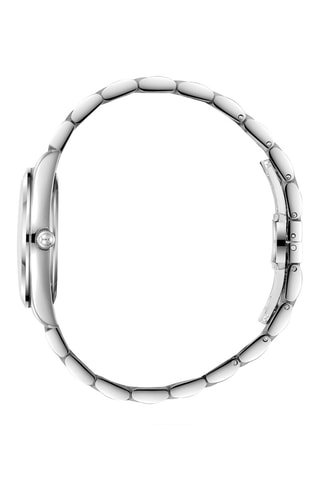 Montre à quartz en métal et céramique