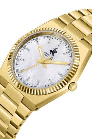 Montre à quartz en métal - Doré