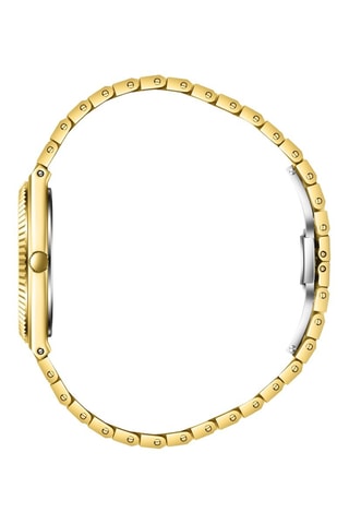 Montre à quartz en métal - Doré