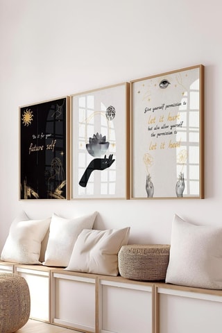 3 tableaux - 50 x 70 cm