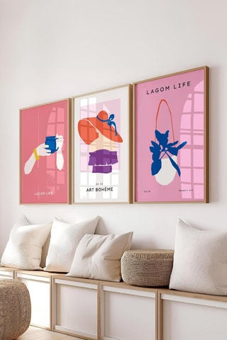 3 quadros - 50 x 70 cm