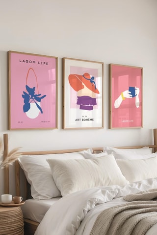3 quadros - 50 x 70 cm
