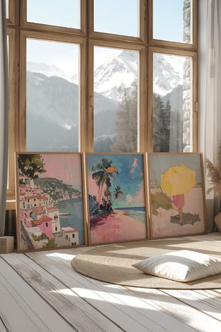 3 tableaux - 50 x 70 cm