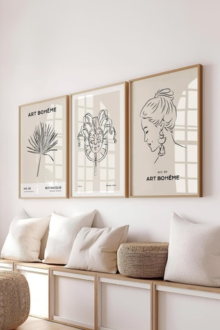 3 tableaux - 50 x 70 cm