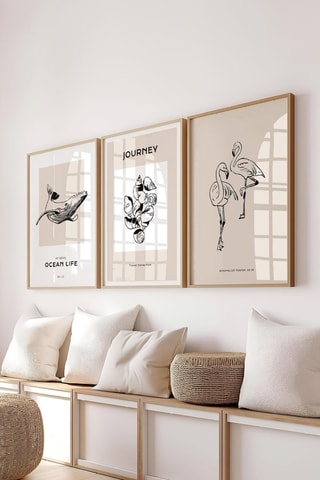 3 tableaux - 50 x 70 cm