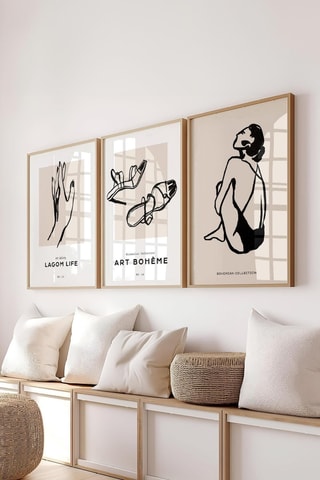 3 tableaux - 50 x 70 cm