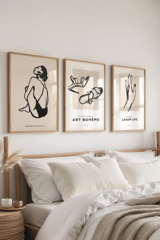 3 tableaux - 50 x 70 cm