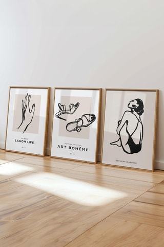 3 tableaux - 50 x 70 cm
