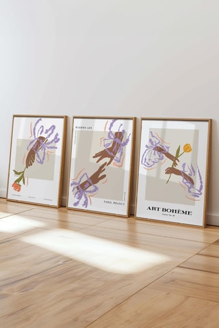 3 tableaux - 50 x 70 cm