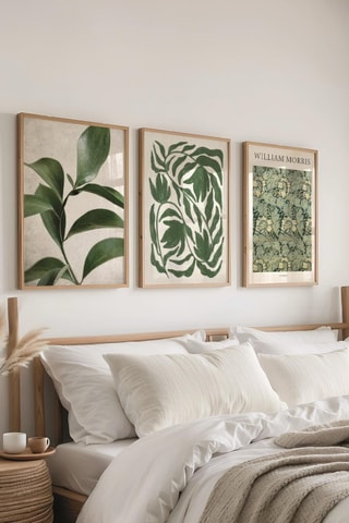 3 tableaux « Anemone » William Morris - 50 x 70 cm