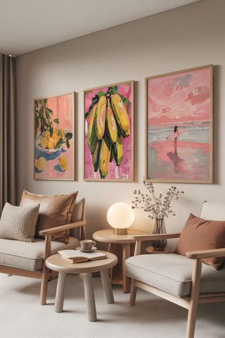 3 quadros - 50 x 70 cm