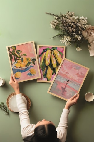 3 quadros - 50 x 70 cm