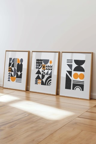 3 tableaux - 50 x 70 cm