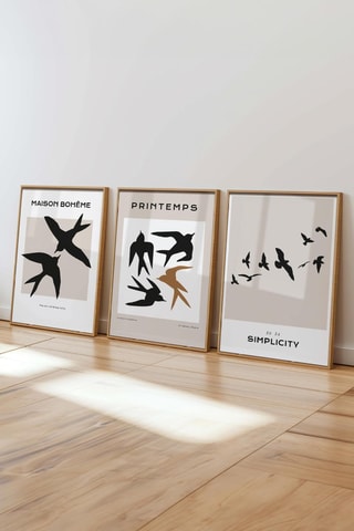 3 tableaux - 50 x 70 cm