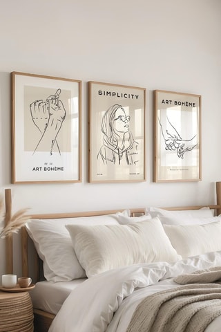 3 tableaux - 50 x 70 cm