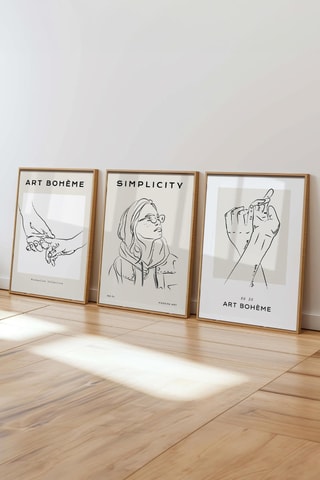 3 tableaux - 50 x 70 cm