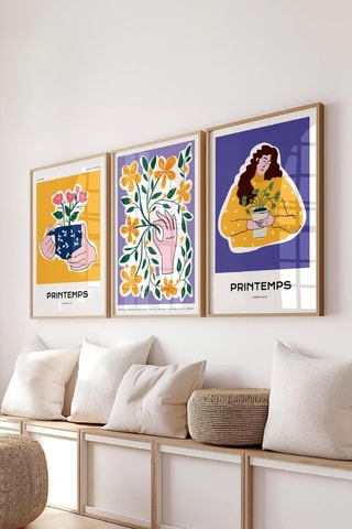 3 quadros - 50 x 70 cm