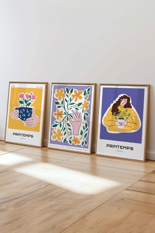 3 quadros - 50 x 70 cm