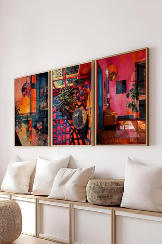 3 tableaux - 50 x 70 cm