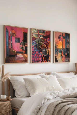 3 tableaux - 50 x 70 cm