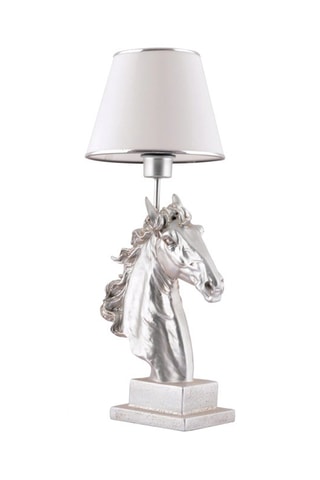 Lampe à poser Horse - Blanc - 40 W