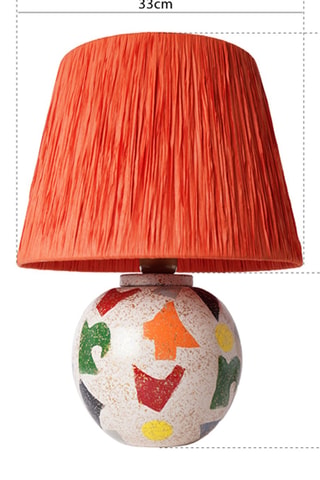 Lampe à poser en céramique YL517 - Multicolore - 60 W