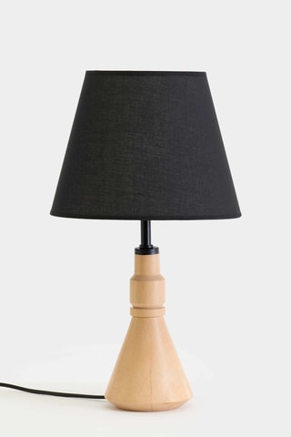 Lampe à poser - Noir et Beige