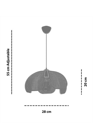 Suspension - Beige et noir - 40 W