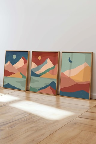 3 tableaux - 50 x 70 cm