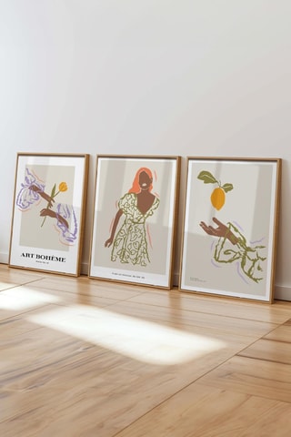 3 tableaux - 50 x 70 cm