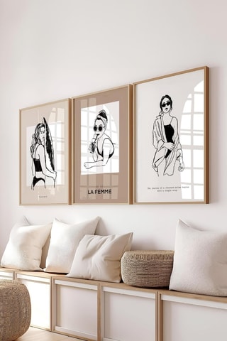 3 tableaux - 50 x 70 cm