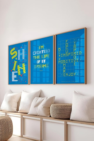 3 tableaux - 50 x 70 cm