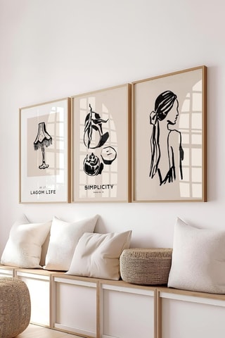 3 tableaux - 50 x 70 cm