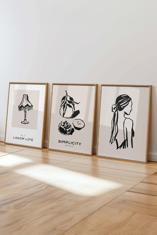 3 tableaux - 50 x 70 cm