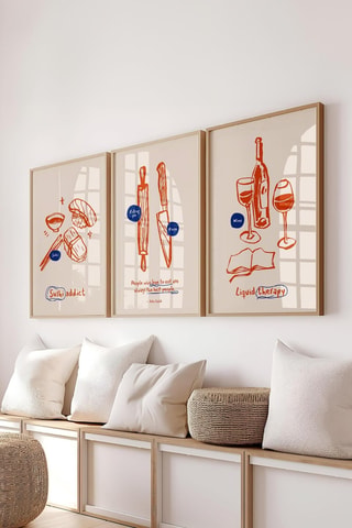 3 tableaux - 50 x 70 cm