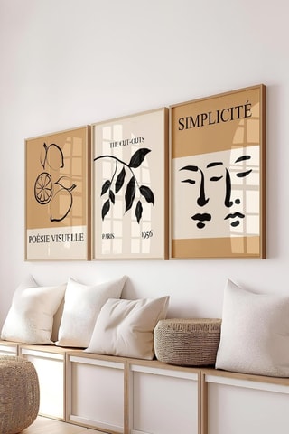 3 tableaux - 50 x 70 cm