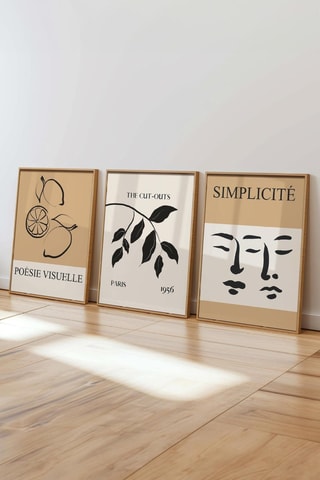 3 tableaux - 50 x 70 cm