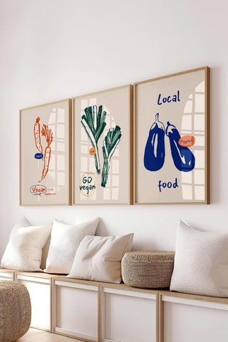 3 tableaux - 50 x 70 cm