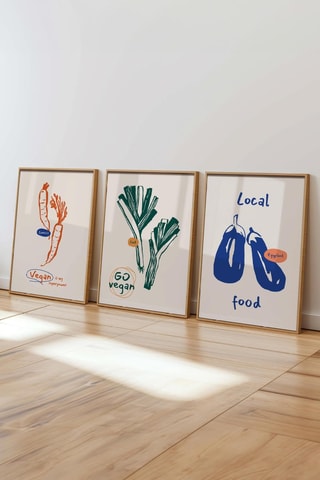 3 tableaux - 50 x 70 cm