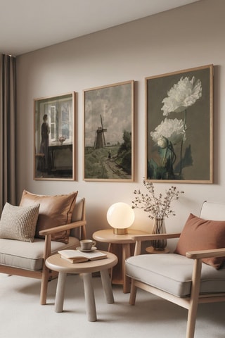 3 tableaux - 50 x 70 cm
