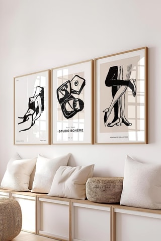 3 tableaux - 50 x 70 cm