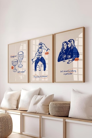 3 tableaux - 50 x 70 cm