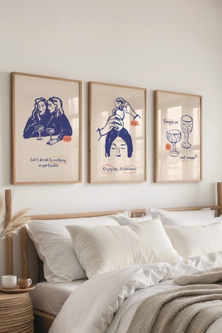 3 tableaux - 50 x 70 cm