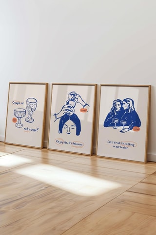 3 tableaux - 50 x 70 cm