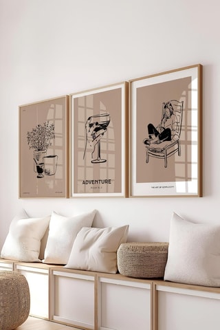3 tableaux - 50 x 70 cm
