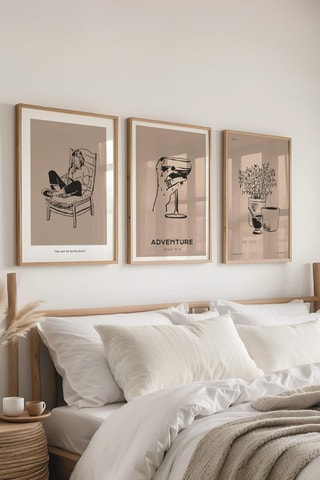 3 tableaux - 50 x 70 cm